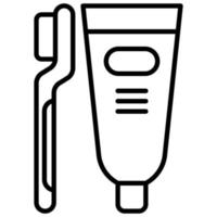 tandpasta pictogram met transparante achtergrond vector