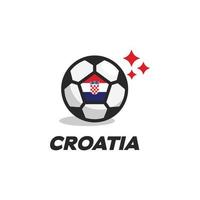 kroatië bal vlag vector