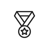 medaille pictogram eps 10 vector