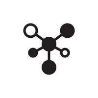 molecuul pictogram eps 10 vector