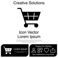 winkelen grafiek pictogram eps 10 vector