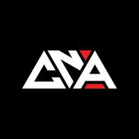 cna driehoek brief logo ontwerp met driehoekige vorm. cna driehoek logo ontwerp monogram. cna driehoek vector logo sjabloon met rode kleur. cna driehoekig logo eenvoudig, elegant en luxueus logo. kan