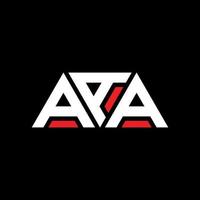 aaa driehoek brief logo ontwerp met driehoekige vorm. aaa driehoek logo ontwerp monogram. aaa driehoek vector logo sjabloon met rode kleur. aaa driehoekig logo eenvoudig, elegant en luxueus logo. aaa