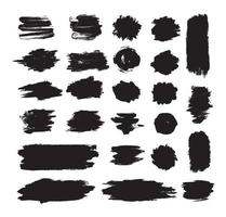 verzameling blots en texturen vector