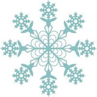 afbeelding van sneeuwvlokken vector design.the mooie element voor vele doeleinden.