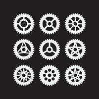 versnelling fiets decorontwerp pictogram. vector