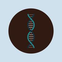 dna pictogram ontwerp vectorillustratie vector