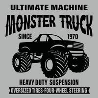 ultieme machine monstertruck vector