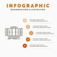 mechanische technologie presentatie infographic vector