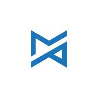 mp brief logo ontwerp op witte achtergrond. mp creatieve initialen brief logo concept. mp brief ontwerp. vector