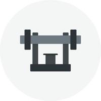 gym machine platte cirkel vector