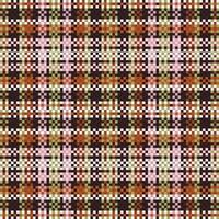 tartan geruite patroon met textuur en trouwkleur. vector