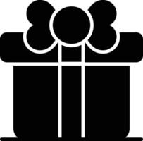 geschenkdoos glyph icoon vector