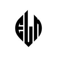 iep cirkel letter logo ontwerp met cirkel en ellipsvorm. iep ellips letters met typografische stijl. de drie initialen vormen een cirkellogo. iep cirkel embleem abstracte monogram brief mark vector. vector