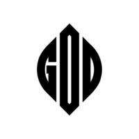 gdd cirkel letter logo-ontwerp met cirkel en ellipsvorm. gdd-ellipsletters met typografische stijl. de drie initialen vormen een cirkellogo. gdd cirkel embleem abstracte monogram brief mark vector. vector