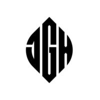 jgx cirkel letter logo ontwerp met cirkel en ellipsvorm. jgx ellipsletters met typografische stijl. de drie initialen vormen een cirkellogo. jgx cirkel embleem abstracte monogram brief mark vector. vector