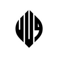 vvq cirkel letter logo ontwerp met cirkel en ellipsvorm. vvq ellipsletters met typografische stijl. de drie initialen vormen een cirkellogo. vvq cirkel embleem abstracte monogram brief mark vector. vector