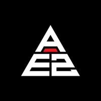 aez driehoek brief logo ontwerp met driehoekige vorm. aez driehoek logo ontwerp monogram. aez driehoek vector logo sjabloon met rode kleur. aez driehoekig logo eenvoudig, elegant en luxueus logo.