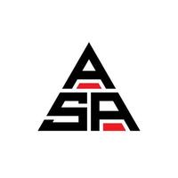 asa driehoek brief logo ontwerp met driehoekige vorm. asa driehoek logo ontwerp monogram. asa driehoek vector logo sjabloon met rode kleur. als een driehoekig logo eenvoudig, elegant en luxueus logo.