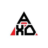 axo driehoek brief logo ontwerp met driehoekige vorm. axo driehoek logo ontwerp monogram. axo driehoek vector logo sjabloon met rode kleur. axo driehoekig logo eenvoudig, elegant en luxueus logo.