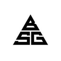 bsg driehoek brief logo ontwerp met driehoekige vorm. bsg driehoek logo ontwerp monogram. bsg driehoek vector logo sjabloon met rode kleur. bsg driehoekig logo eenvoudig, elegant en luxueus logo.