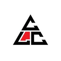 clc driehoek letter logo ontwerp met driehoekige vorm. clc driehoek logo ontwerp monogram. clc driehoek vector logo sjabloon met rode kleur. clc driehoekig logo eenvoudig, elegant en luxueus logo.