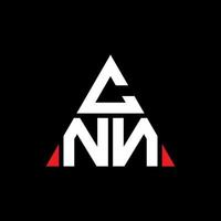 cnn driehoek brief logo ontwerp met driehoekige vorm. cnn driehoek logo ontwerp monogram. cnn driehoek vector logo sjabloon met rode kleur. cnn driehoekig logo eenvoudig, elegant en luxueus logo.