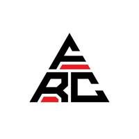 frc driehoek brief logo ontwerp met driehoekige vorm. frc driehoek logo ontwerp monogram. frc driehoek vector logo sjabloon met rode kleur. frc driehoekig logo eenvoudig, elegant en luxueus logo.