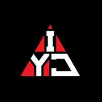 iyj driehoek brief logo ontwerp met driehoekige vorm. iyj driehoek logo ontwerp monogram. iyj driehoek vector logo sjabloon met rode kleur. iyj driehoekig logo eenvoudig, elegant en luxueus logo.