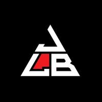 jlb driehoek brief logo ontwerp met driehoekige vorm. jlb driehoek logo ontwerp monogram. jlb driehoek vector logo sjabloon met rode kleur. jlb driehoekig logo eenvoudig, elegant en luxueus logo.