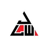 jlw driehoek brief logo ontwerp met driehoekige vorm. jlw driehoek logo ontwerp monogram. jlw driehoek vector logo sjabloon met rode kleur. jlw driehoekig logo eenvoudig, elegant en luxueus logo.