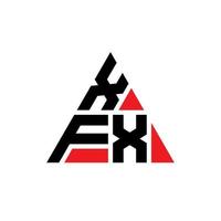 xfy driehoek brief logo ontwerp met driehoekige vorm. xfy driehoek logo ontwerp monogram. xfy driehoek vector logo sjabloon met rode kleur. xfy driehoekig logo eenvoudig, elegant en luxueus logo.