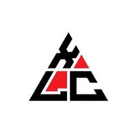 xlc driehoek brief logo ontwerp met driehoekige vorm. XLC driehoek logo ontwerp monogram. xlc driehoek vector logo sjabloon met rode kleur. xlc driehoekig logo eenvoudig, elegant en luxueus logo.