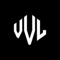 vvl letter logo-ontwerp met veelhoekvorm. vvl veelhoek en kubusvorm logo-ontwerp. vvl zeshoek vector logo sjabloon witte en zwarte kleuren. vvl monogram, bedrijfs- en onroerend goed logo.