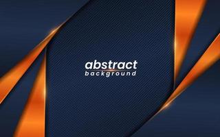 abstracte marineachtergrond met glanzend oranje verloop vector