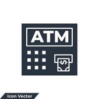 ATM-pictogram logo vectorillustratie. kaartpictogram invoegen, krediet, debetsymboolsjabloon voor grafische en webdesigncollectie vector