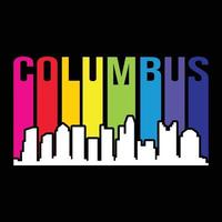 columbus dag t-shirt ontwerp vector