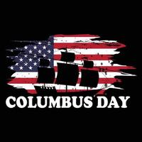 columbus t-shirt ontwerp vector