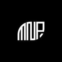 mnp brief logo ontwerp op zwarte achtergrond. mnp creatieve initialen brief logo concept. mnp brief ontwerp. vector