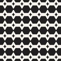 vector geometrische naadloze zwart-wit patroon