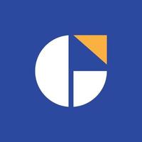 modern abstract geometrisch g-logo vector