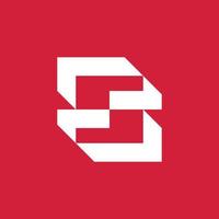 abstracte letter s-logo vector