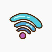 wifi internet pictogram vectorillustratie vector