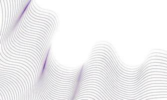 abstracte eenvoudige paarse golvende lijnen. vector