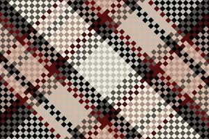 tartan geruite patroon met textuur en trouwkleur. vector