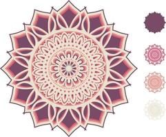 mandala print achtergrond laser gesneden bestand vector