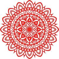 mandala print achtergrond vector