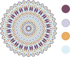 mandala print achtergrond laser gesneden bestand vector