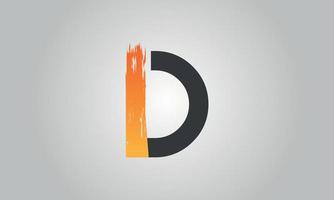 letter d vector logo gratis sjabloon gratis vector