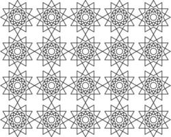 vector naadloos patroon. pentagon patroon achtergrond geometrische ontwerpelementen. lijnstijl ontwerp. eenvoudig ontwerp bewerkbaar